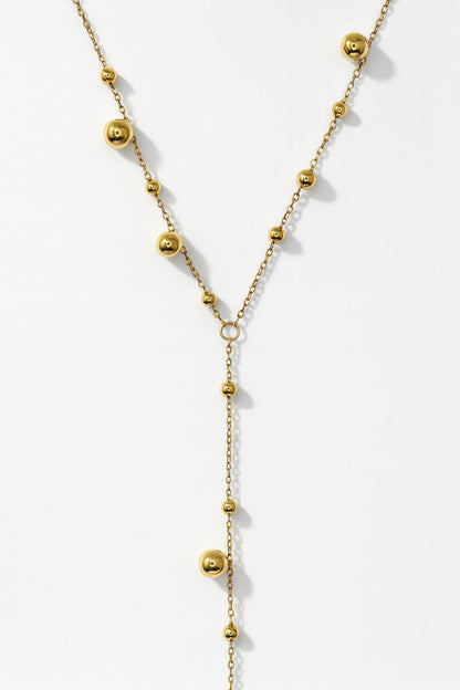 GOLD DROPS NECKLACE