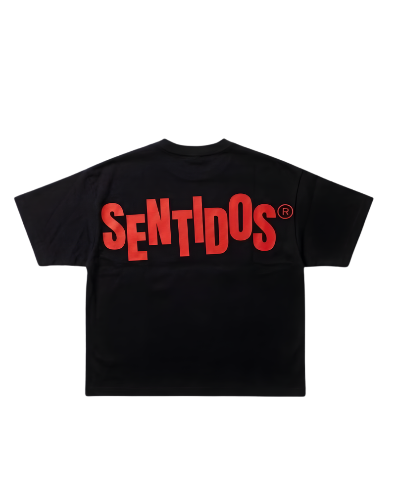 BLACK SENTIDOS T-SHIRT