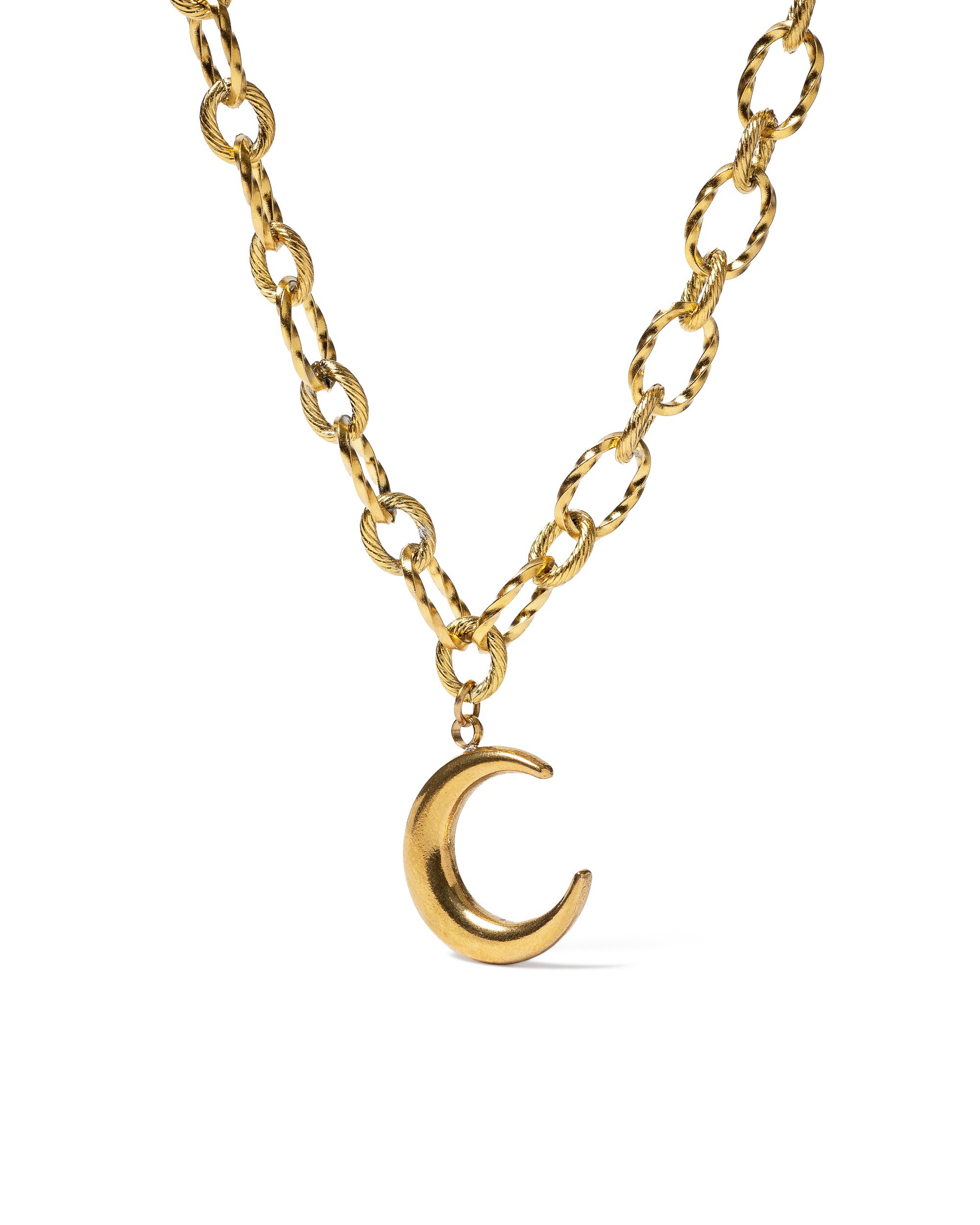 SCARED MOON NECKLACE