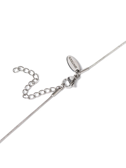 COMPASS SILVER NECKLACE